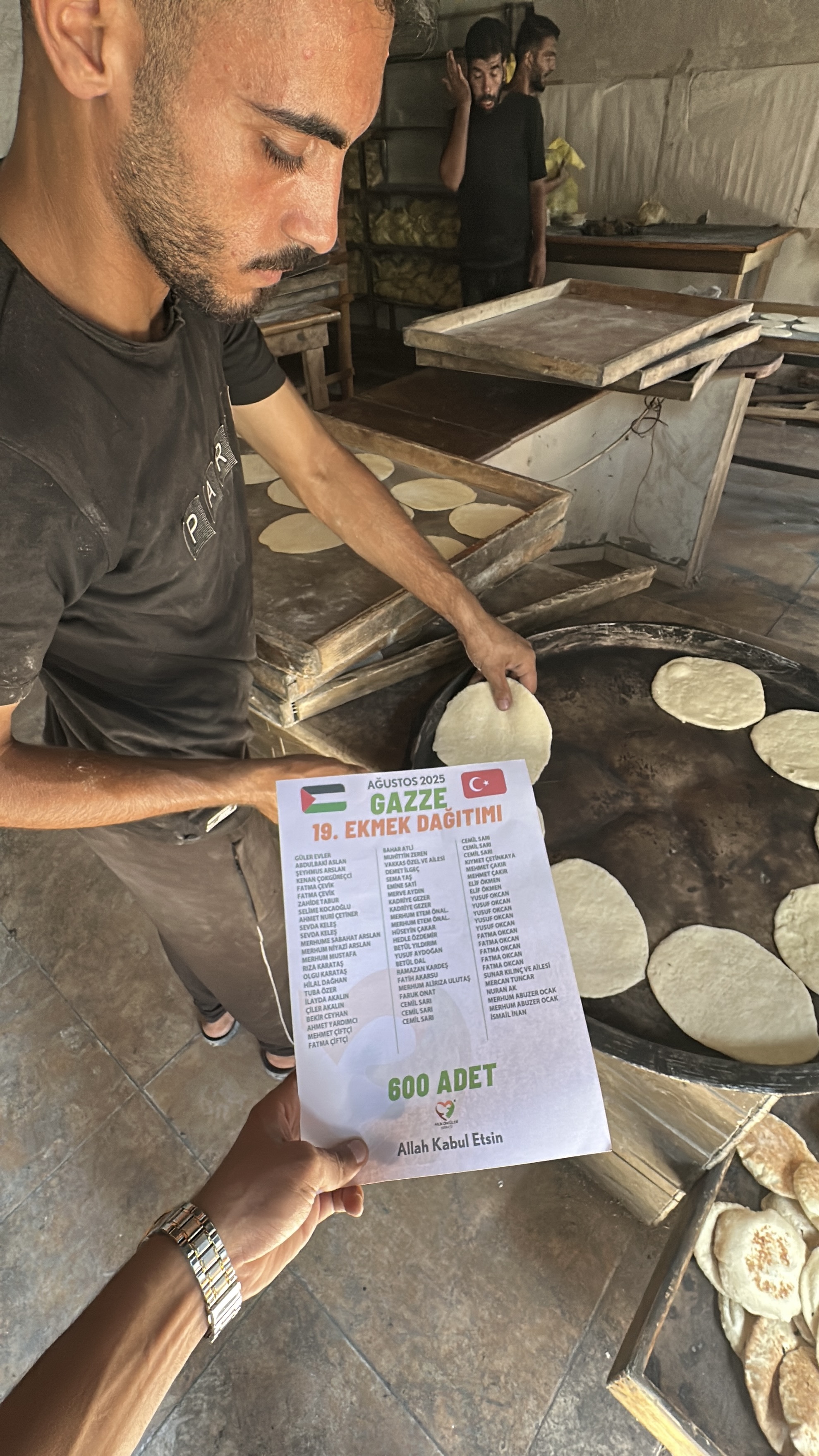 Filistin Gazze Ekmek Bağışı – 600 Aile